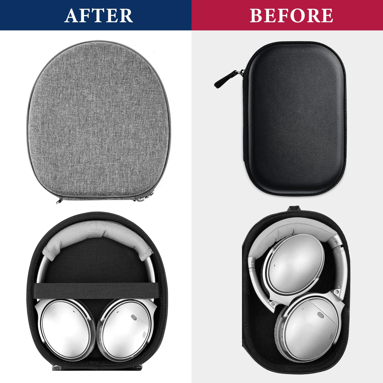 Bose ワイヤレスヘッドホン用 キャリングケース Amazon.co.jp: Linkidea ヘッドホンキャリングケース ボーズ Bose QC